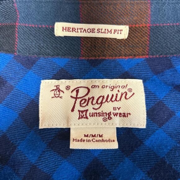 Penguin Men's Flannel Shirt - Picture 2 of 2